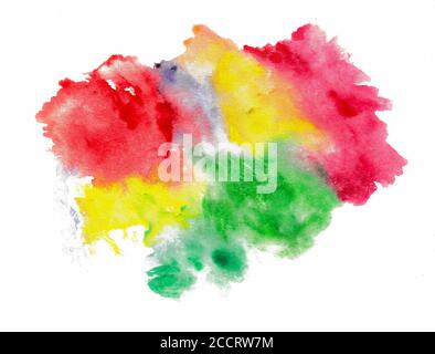 abstract colorful watercolor background for graphic design Stock Photo