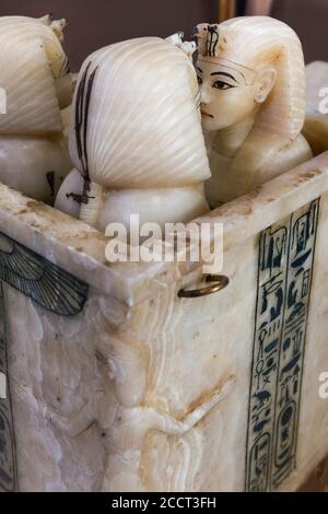 Cairo, Egyptian Museum, from the tomb of Sennedjem, Deir el Medina ...