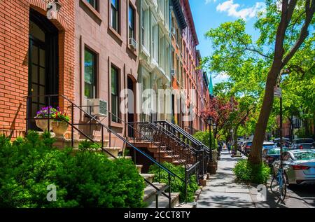 New York City, USA, May 2019, view of the W 22nd St in the Chelsea neighbourhood Stock Photo
