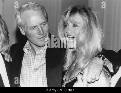 Los Angeles.CA.USA. LIBRARY. Paul Newman and Goldie Hawn at