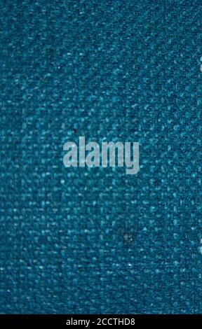 Detailed stunning blue sewn texture Stock Photo