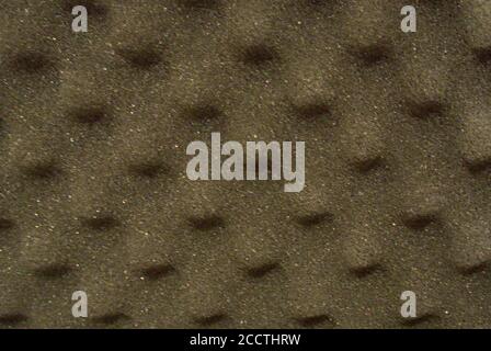 Close up of black sponge pattern found in a briefcase Stock Photo