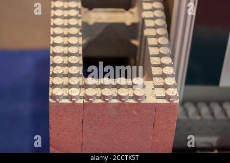 thermo blocks for the construction of buildings Stock Photo