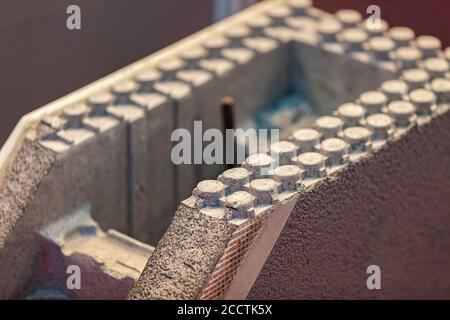 thermo blocks for the construction of buildings Stock Photo