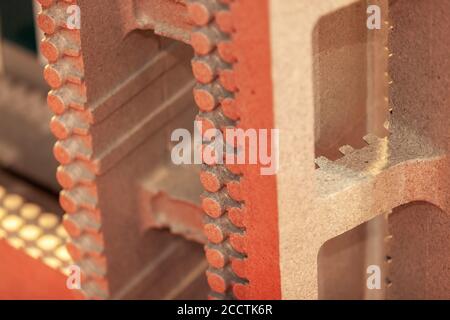 thermo blocks for the construction of buildings Stock Photo