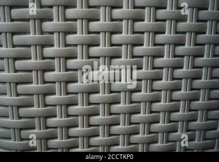 Close up of shadowed white plastic cross pattern Stock Photo