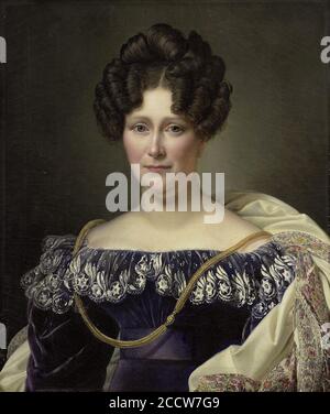 Johanna Henriette Engelen (1789-1878). Tweede echtgenote van Daniel Francis Schas Stock Photo