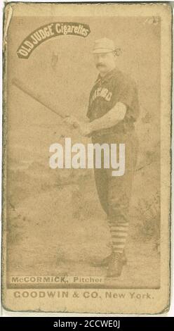 Jim McCormick, Chicago White Stockings, baseball card portrait Stock Photo