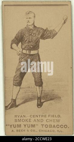 Jimmy Ryan, Chicago White Stockings, baseball card portrait Stock Photo