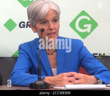 Jill Stein 2016 Green Party convention. Stock Photo