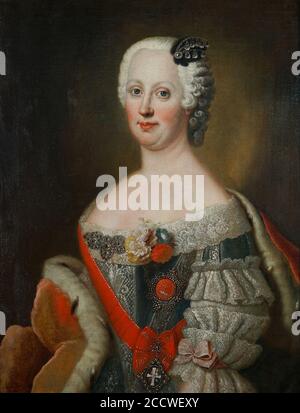 Johanna Elisabeth of Holstein-Gottorp Stock Photo