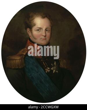 John Boaden (1792-3-1839) - Alexander I, Emperor of Russia (1777-1825) Stock Photo