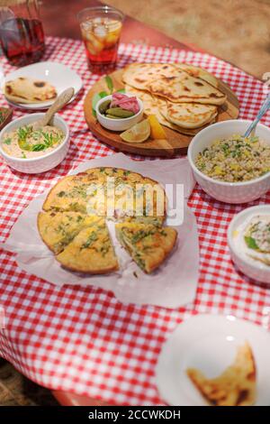 Picnic in the park Stock Photo