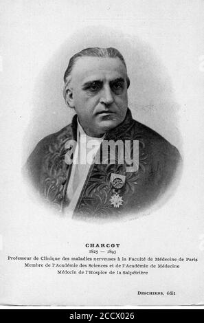Jean-Martin Charcot (1825-1893). Stock Photo
