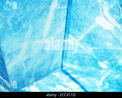 blue abstraction, abstract background for the substrate, blue ice Stock Photo