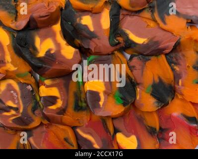 Colorful plasticine scale background. Close up texture. Stock Photo