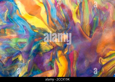 Colorful decorative marble background. Plasticine artwork texture. Stock Photo