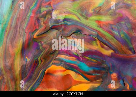 Colorful decorative marble background. Plasticine artwork texture. Stock Photo