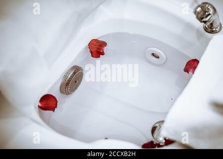 spa Saloon Decoration ,with flowers Stock Photo