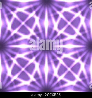 Seamless neon texture from rays and lines on dark background. Vector pattern for your design Stock Vector