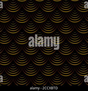 Seamless luxury texture of fish scales. Vector pattern for wrapping paper, wallpaper and your creativity Stock Vector