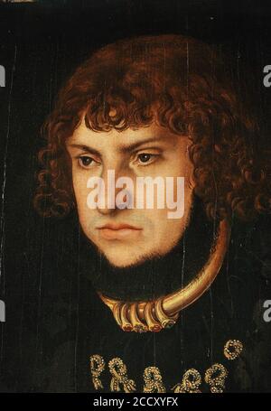 Johann the Steadfast, Elector of Saxony (DE KSVC M167 FR064B 2008-02 Detail-001). Stock Photo