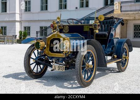 Oldtimer De Dion Bouton AU, built 1907, blue, Austria Stock Photo