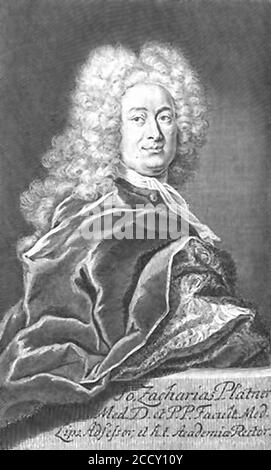 Johann-Zacharias-Platner. Stock Photo