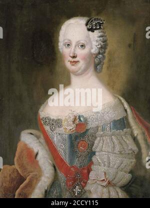 Johanna Elisabeth of Holstein-Gottorp Stock Photo