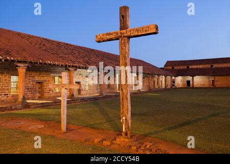 Jesuit Mission San Cosme y San Damian, Paraguay Stock Photo