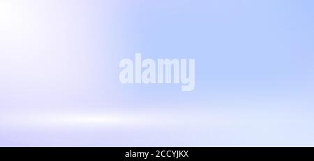 3D studio room blue background with lighting. Vector illustration Stock Vector