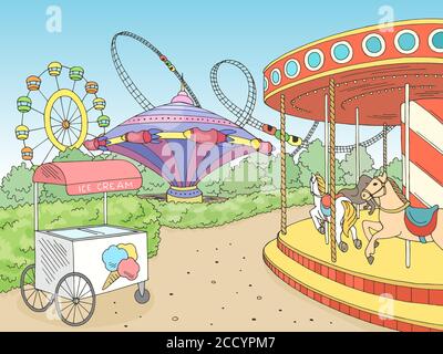 Amusement park, city park, ferris, park, wheel icon - Download on Iconfinder