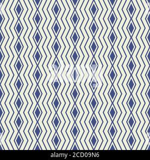 Seamless geometric rhombus and zigzag Stock Vector
