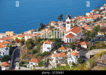 Portugal, Madeira, Funchal, View of Sao Goncalo Church Stock Photo