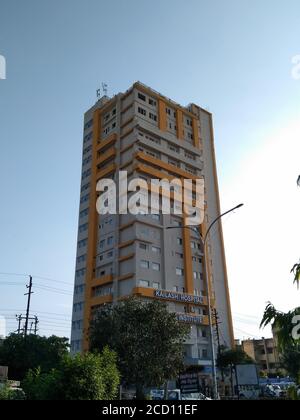 Utter pardesh , india -  building , A picture of building with sky background 24 august 2020 Stock Photo