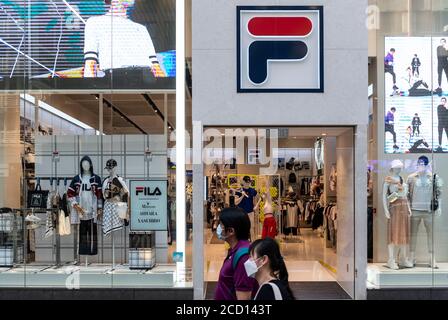 Prøve diamant matchmaker Italian sporting goods brand Fila store seen in Hong Kong Stock Photo -  Alamy