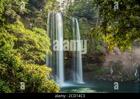 Misol-Ha waterfall; Chiapas, Mexico Stock Photo