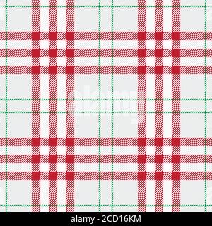 Classic tartan texture seamless pattern. Traditional Scottish checkered plaid ornament. Coloured geometric intersecting striped vector illustration. Stock Vector