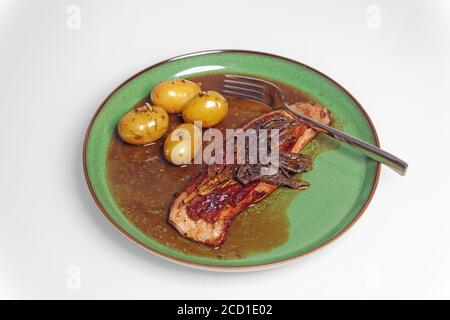 Saltimbocca alla Romana Stock Photo