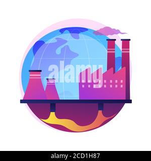 Groundwater pollution abstract concept vector illustration Stock Vector ...