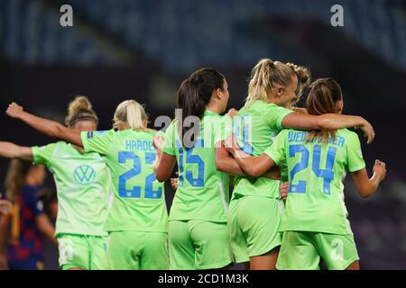 San Sebastian, Spain. 25th Aug, 2020. during the UEFA Women's Champions League football match (Semifinal) between VfL Wolfsburg and FC Barcelona . Daniela Porcelli/SPP Credit: SPP Sport Press Photo. /Alamy Live News Stock Photo