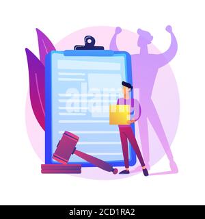 Emancipation abstract concept vector illustration. Stock Vector