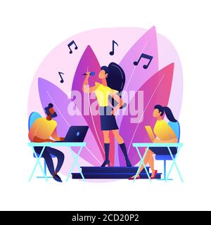 Role audition abstract concept vector illustration Stock Vector Image ...