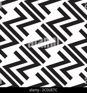 Seamless pattern with black letters N and Z Stock Vector