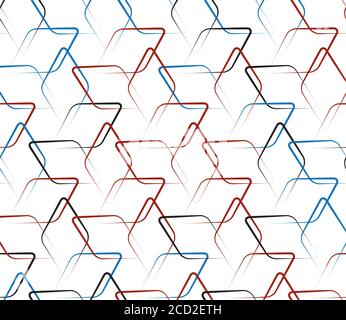 Seamless pattern with colored rhombuses Stock Vector