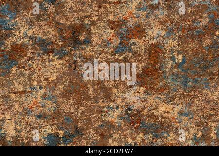Seamless texture of old and rusty metal Stock Photo