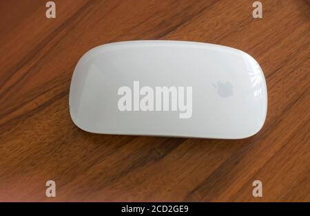 Apple Blutooth mouse Stock Photo