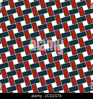 Seamless texture with oblique colored rectangles. Stock Vector