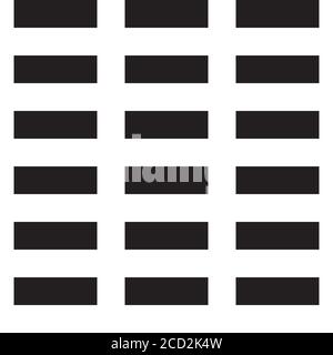 Pattern with black rectangles Stock Vector