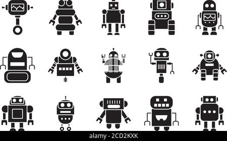 robotics concept, cartoon robot with wheel icon over white background, half  line half color style, vector illustration Stock Vector Image & Art - Alamy